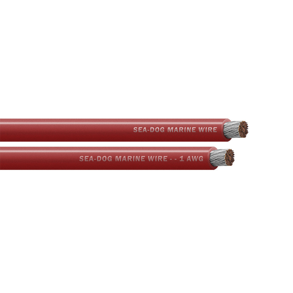 Sea-Dog 1 AWG Red Battery Cable - 300' [8001025]