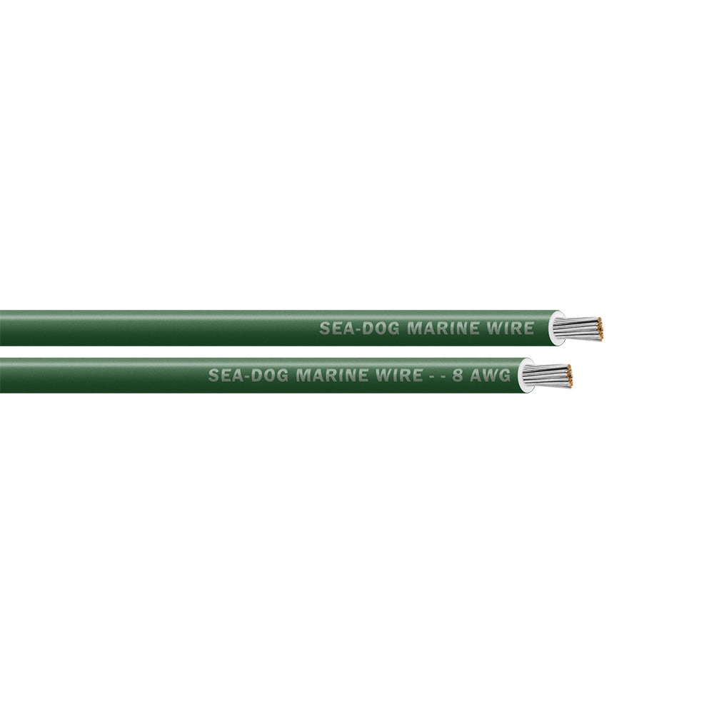 Sea-Dog 8 AWG Green Primary Wire - 50' [8008041]
