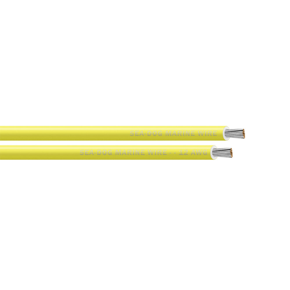Sea-Dog 12 AWG Yellow Primary Wire - 1000' [8012039]