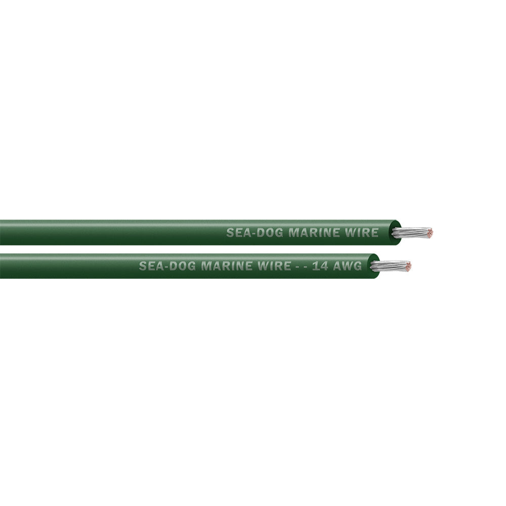 Sea-Dog 14 AWG Green Primary Wire - 1000' [8014049]