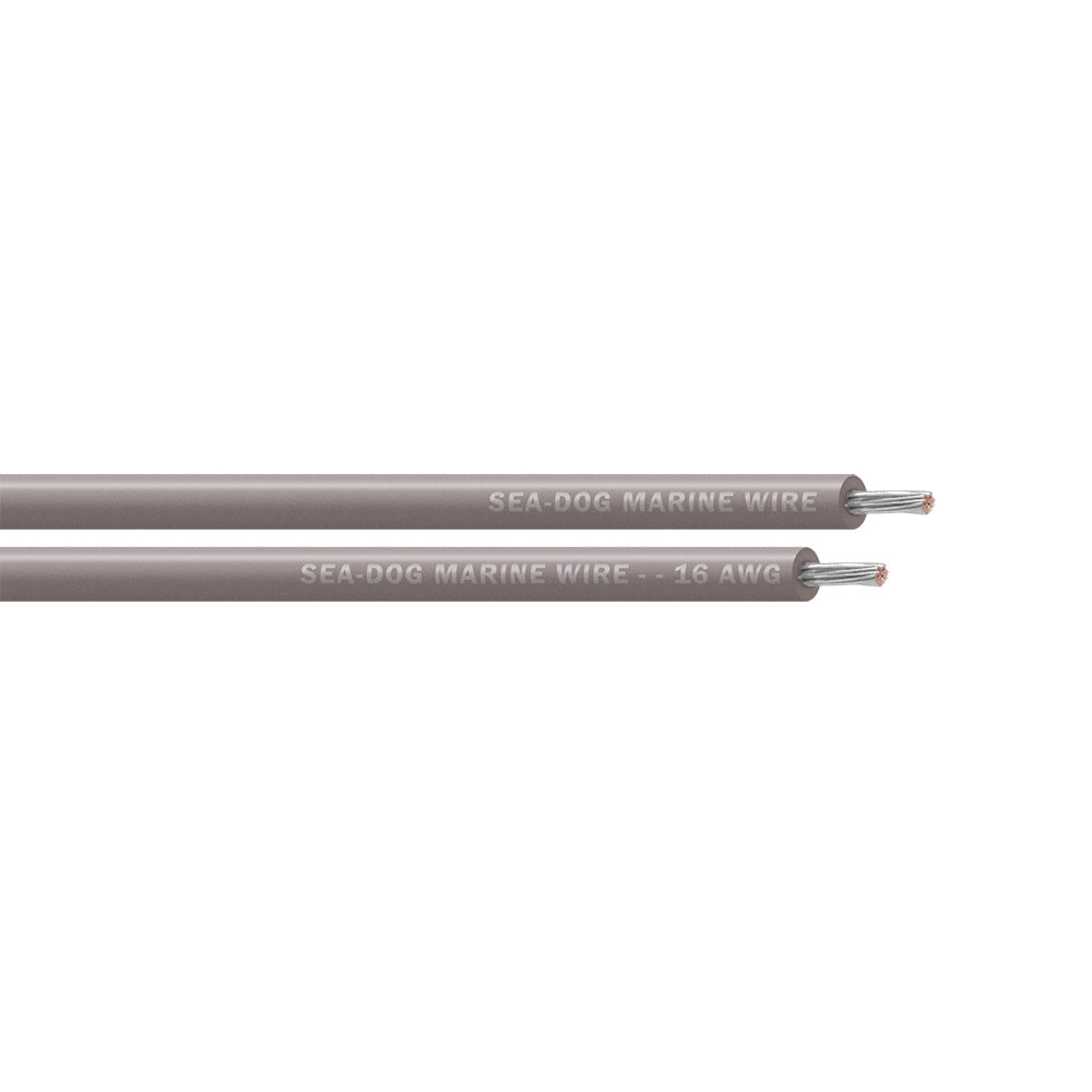 Sea-Dog 16 AWG Grey Primary Wire - 100' [8016112]