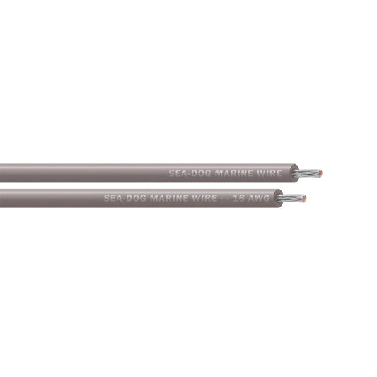 Sea-Dog 16 AWG Grey Primary Wire - 1000' [8016119]