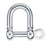 Harken 1/2" (12mm) "D" Shackle