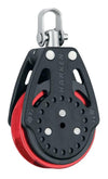 Harken 57 mm Ratchamatic® Block — Swivel, Red Sheave