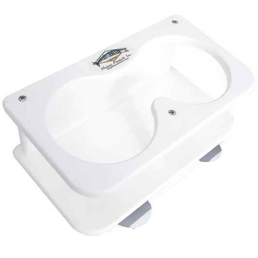 Deep Blue Marine Double Drink Holder w/Suction Cups [SMDH]
