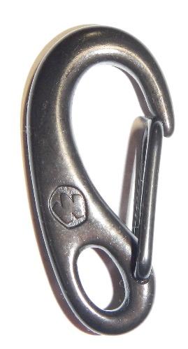 Wichard 316L Stainless Safety Snap Hook 3 - Black