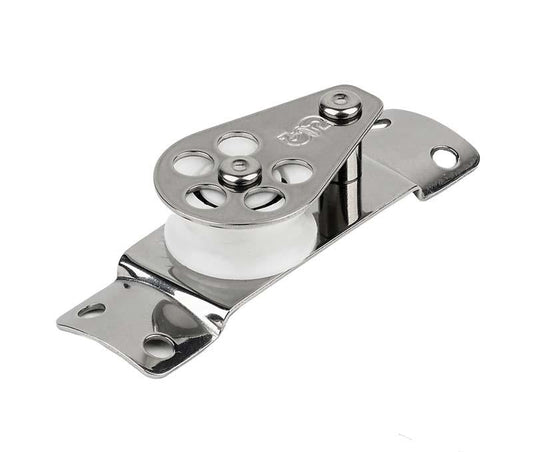 Schaefer Curved Base Cheek Block w/Delrin Ball Bearings, Max Line 5/16"