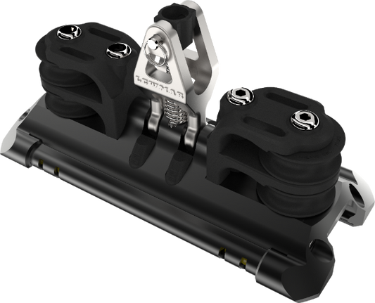 Lewmar Size 2 TB Car w/ Upstand & Double Pair CL Sheaves