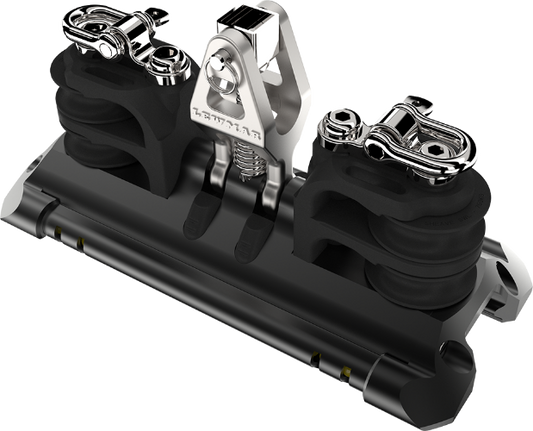 Lewmar Size 2 TB Car w/ Upstand & Double Pair CL Sheaves & Becket