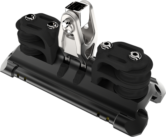 Lewmar Size 2 TB Car w/ Size 3 Upstand & Double Pair CL Sheaves