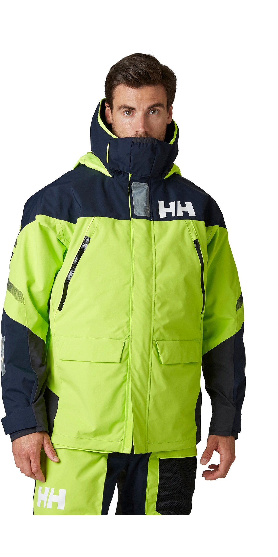 Helly Hansen Unisex Engram Fishing Jacket, Olive Green - iWantWorkwear