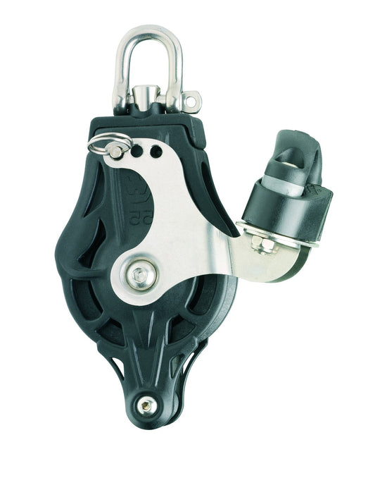 Wichard Single 1 49/64" (45mm) Block w/ Swivel Head, Becket & Cam Cleat