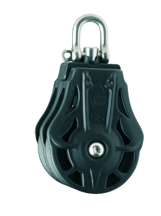 Wichard Double 2 11/64" (55mm) Block w/ Swivel Head