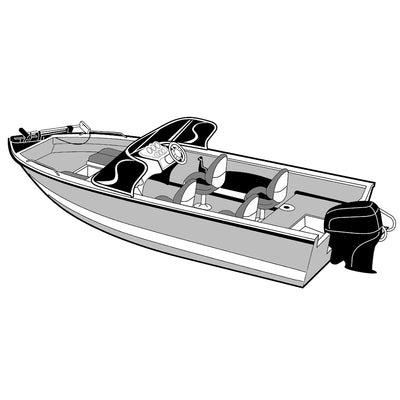 Carver Performance Poly-Guard Wide Series Styled-to-Fit Boat Cover