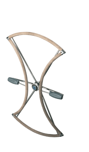 Lewmar 32" 6-Spoke Dual Hub Folding Wheel w/ Hide Cover