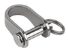 Schaefer 3/16" Pin Stamped "D" Shackle, SWL 1000 lbs