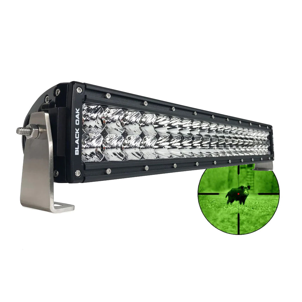 Black Oak Pro Series 30 Double Row Combo Infrared 20 850nm LED