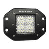 Black Oak Pro Series 2" Flush Mounted Diffused Light - Black [2D-FPOD10CR]