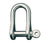 Ronstan Shackle, Standard D 1/4" Pin with Seizing Hole