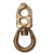 Tylaska 4 1/2" T12 Large Bail Snap Shackle with Bronze PVD Finish
