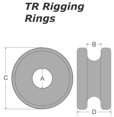 Tylaska TR14 Low Friction Rigging Ring