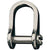 Ronstan Standard Dee Shackle w/ 5/32" Slotted Pin